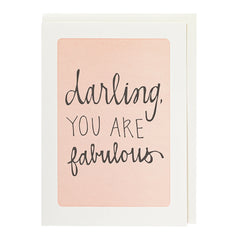 Archivist čestitka Darling You Are Fabulous
