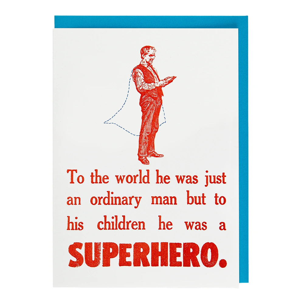 Archivist čestitka Superhero