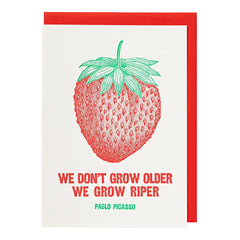 Archivist čestitka We Grow Riper