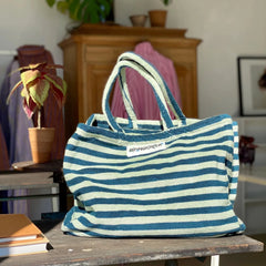 Bongusta Naram Velika torba Sea Foam & Deep Teal