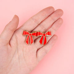 Coucou Suzette Naušnice Bow | SHARENO