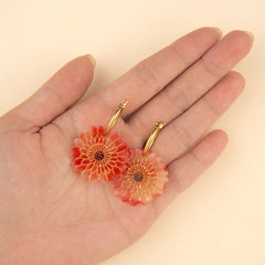 Coucou Suzette Naušnice Dahlia - nakit