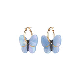 Coucou Suzette Naušnice Lavender Butterfly