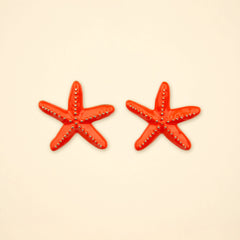 Coucou Suzette Naušnice Metal Starfish - prikaz izbliza