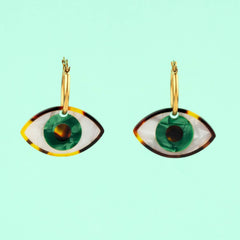 Naušnice Green Eye brenda Coucou Suzette