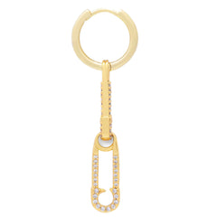 Crystal Haze Locked naušnica - Double