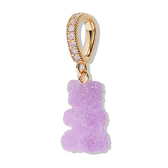 Crystal Haze Nostalgia bear Fizzy Pave privjesak - Grape | SHARENO