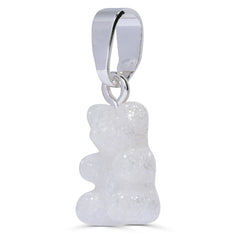 Nostalgia bear privjesak - Glittery srebrni brenda Crystal Haze