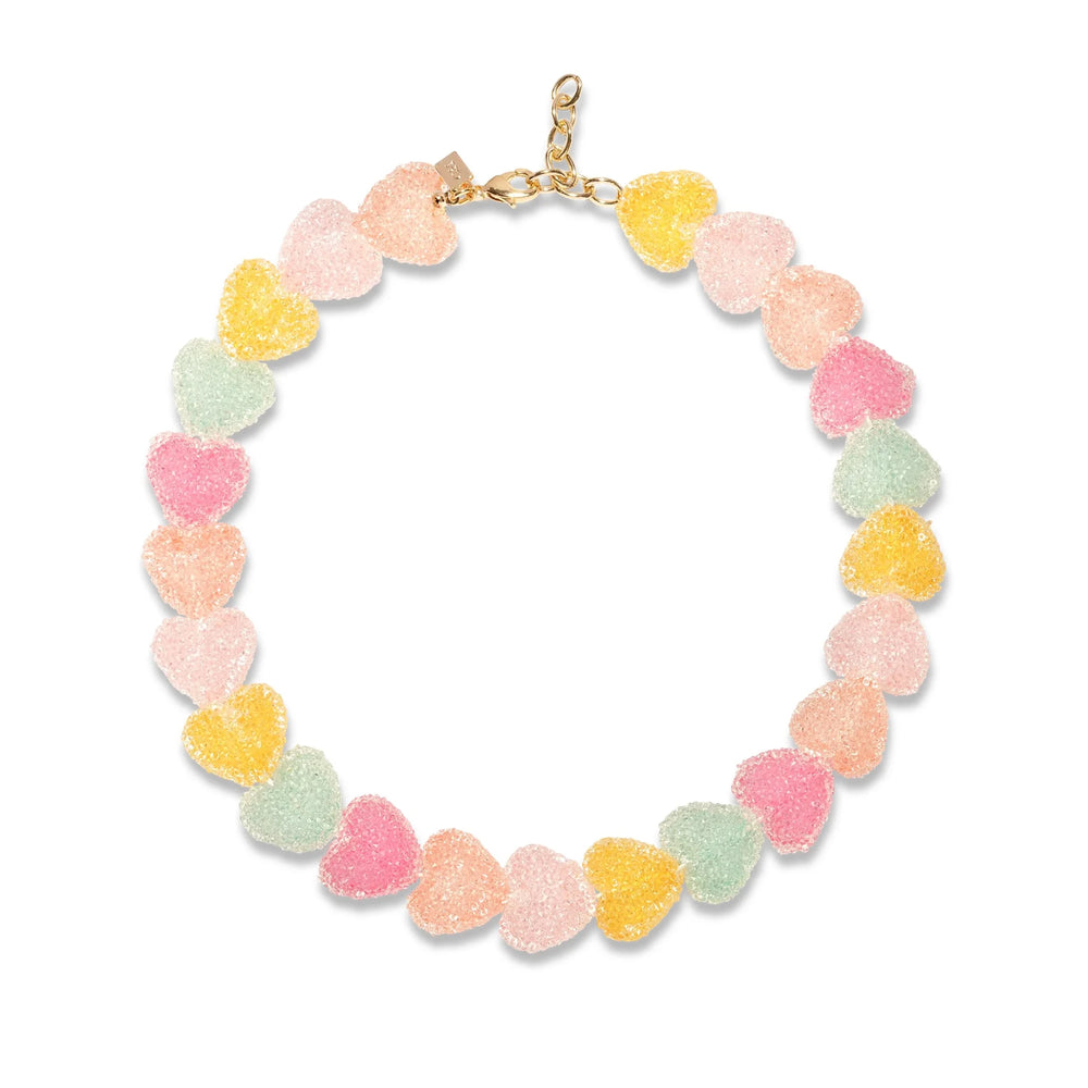 Crystal Haze Ogrlica Candy Pastel Jelly Heart