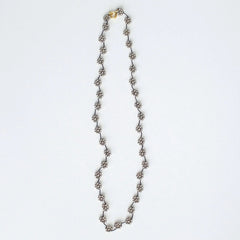 Labro Ogrlica Fiori - Silver black