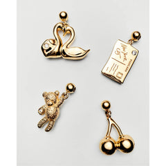PDPAOLA Charm privjesak Love Swans - nakit