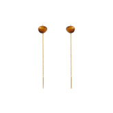 PDPAOLA Lyra naušnice - Tiger Eye