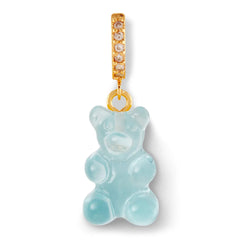 Crystal Haze Nostalgia bear naušnica - Mediterranean