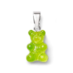 Nostalgia bear privjesak - Lime srebrni brenda Crystal Haze