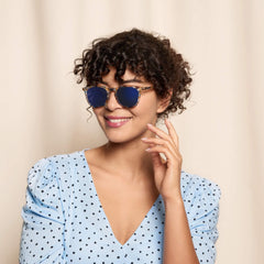 IZIPIZI SUN #E Blue Tortoise | SHARENO