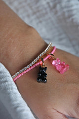 Crystal Haze Nostalgia bear privjesak - Black | SHARENO