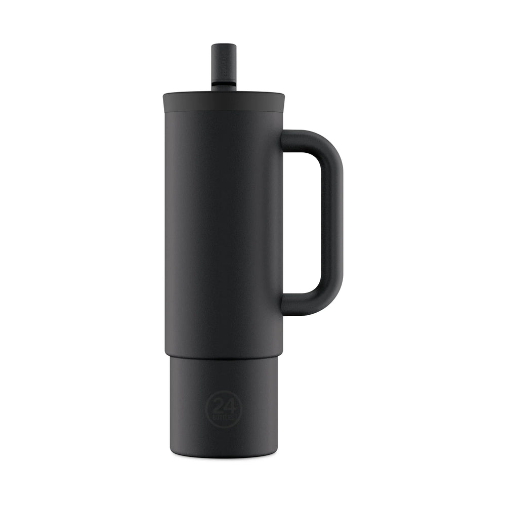 24Bottles Termos boca sa slamkom - Tuxedo Black (800ml)