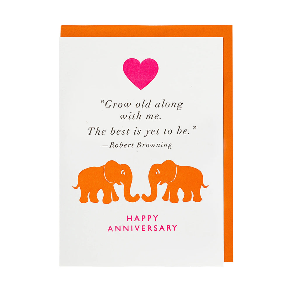 Archivist čestitka Anniversary Elephants