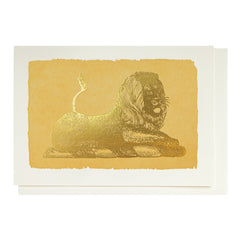 Archivist čestitka Gold Lion