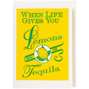 Archivist Lemos and tequila Greeting Card