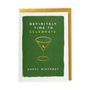 Archivist Martini Birthday Greeting Card