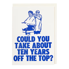 Archivist čestitka Ten Years Off The Top