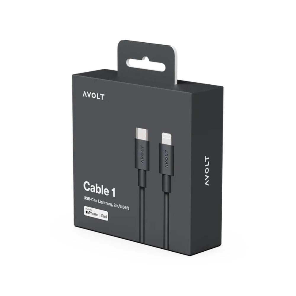 Kabel 1 - USB-C Stockholm Black - 2 m brenda Avolt