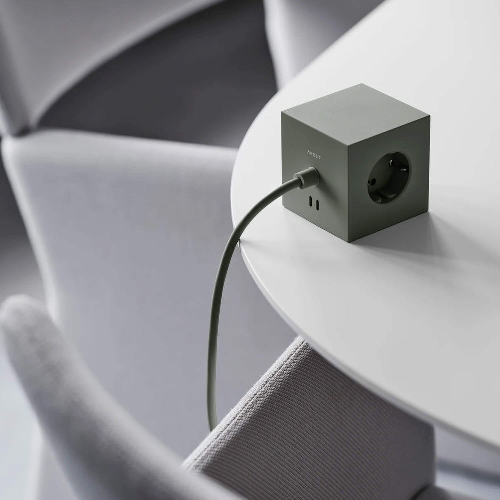 Square 1 Oak Green USB-C - 1,8 m brenda Avolt