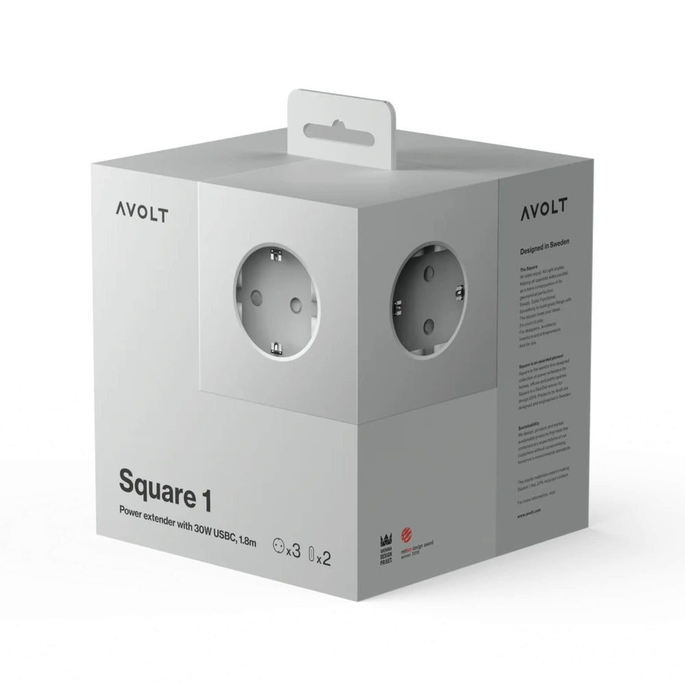 Square 1 Gotland Grey USB-C - 1,8 m - tech dodaci - Avolt - prikaz 6