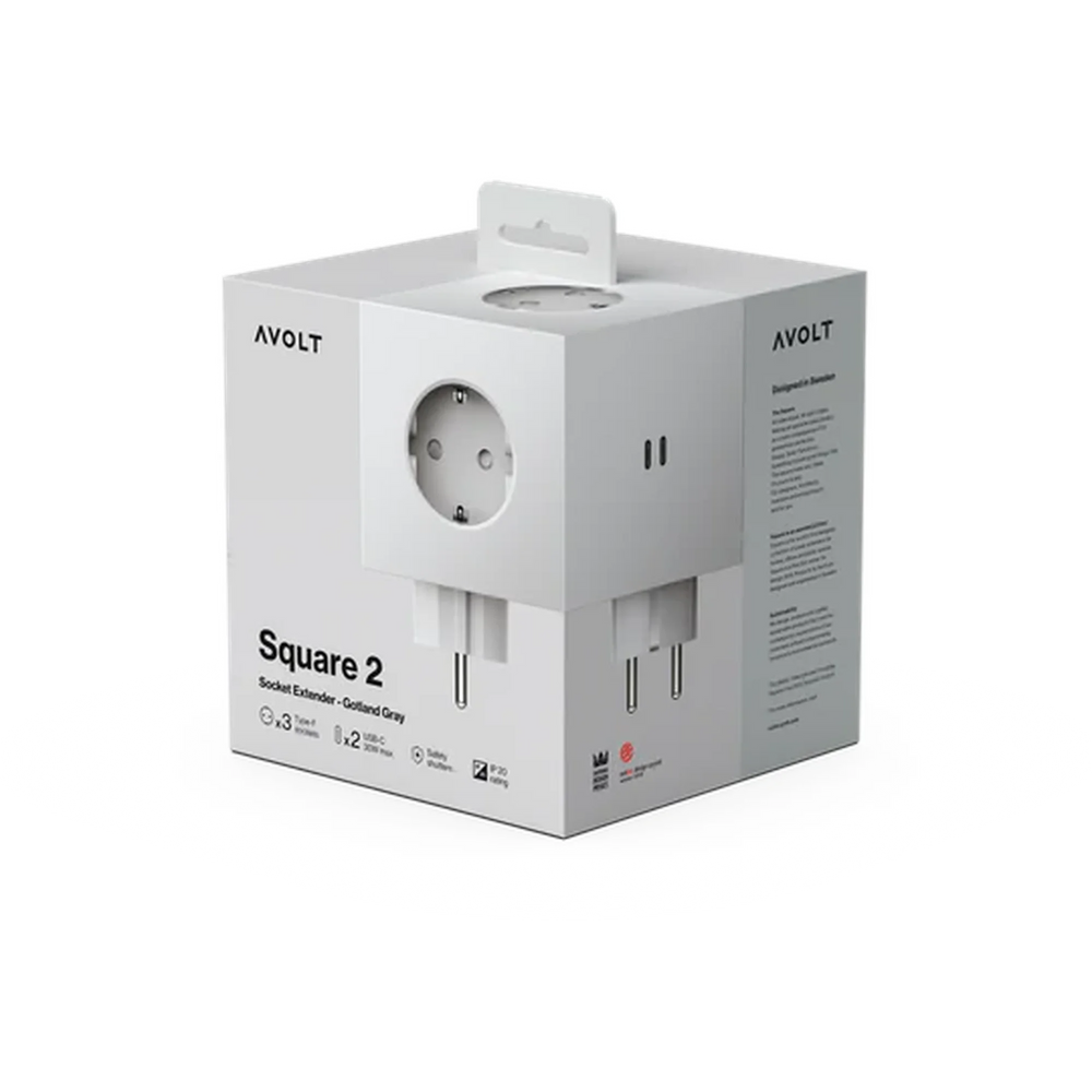 Square 2 Gotland Grey USB-C brenda Avolt - tech dodaci - prikaz 7