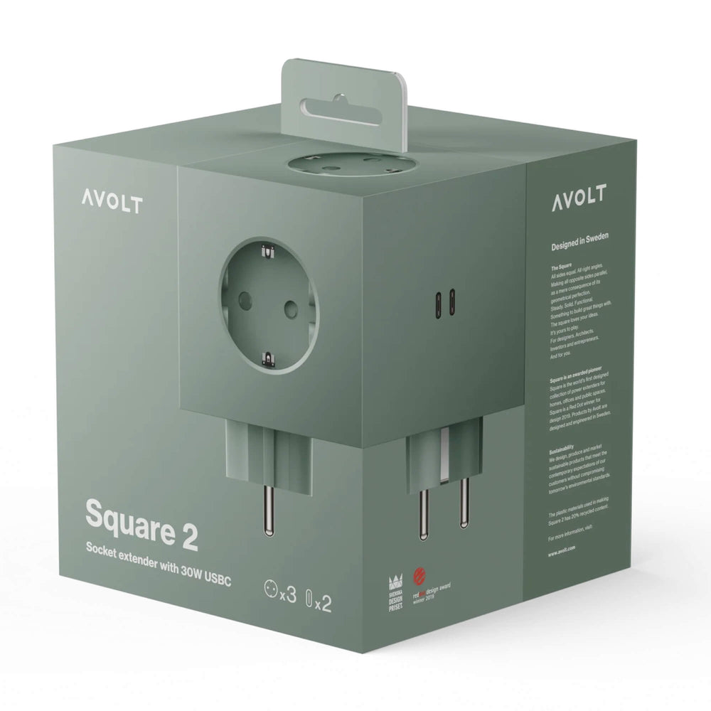 Square 2 Oak Green USB-C - tech dodaci - Avolt - prikaz 6