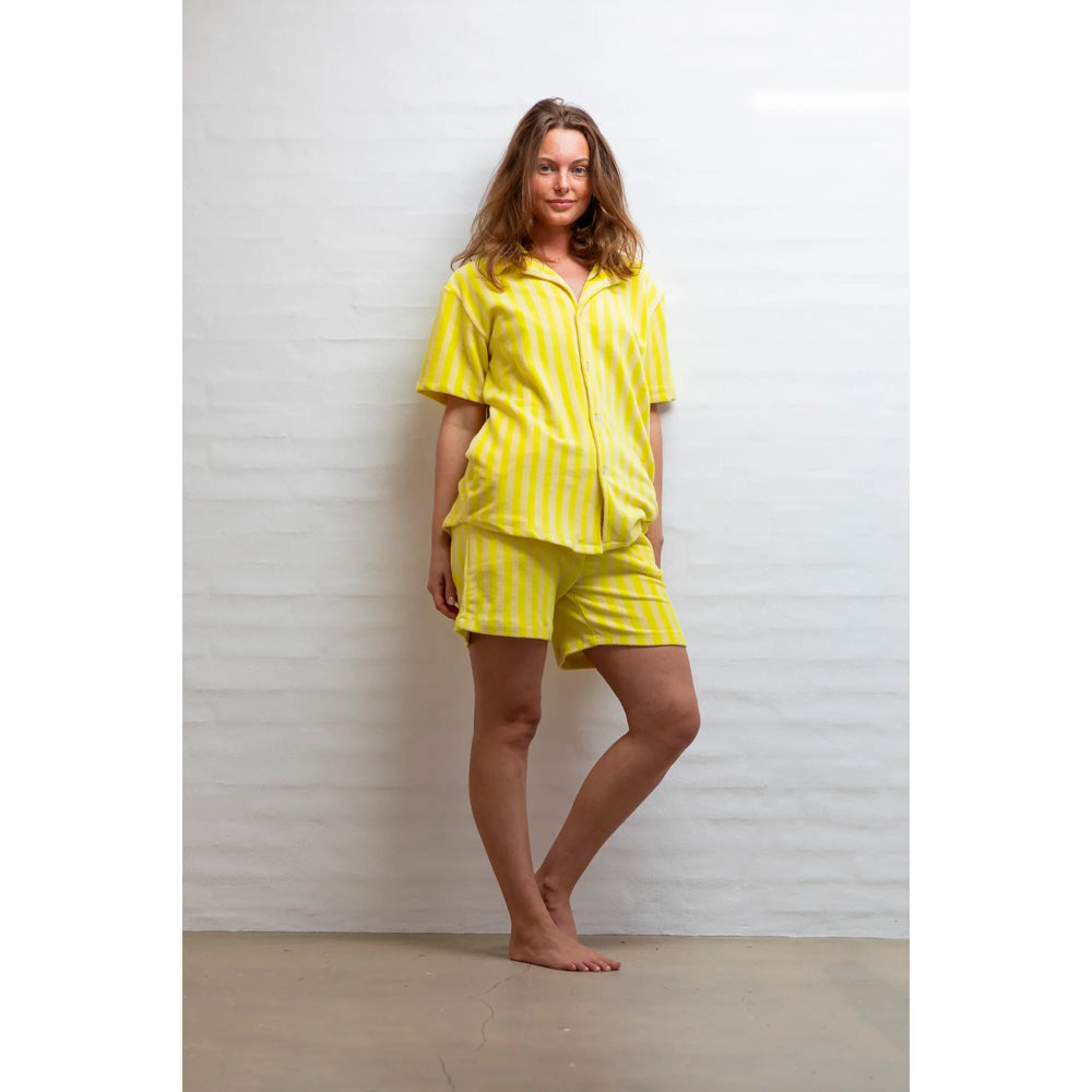 Bongusta Naram Košulja Pristine & Neon Yellow | SHARENO
