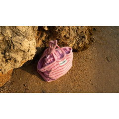 Bongusta Naram Velika torba Baby Pink & Ski Patrol na plaži