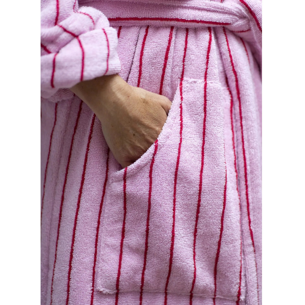 Bongusta Pamučni Kućni ogrtač - Baby Pink & Ski Patrol - kućna odjeća