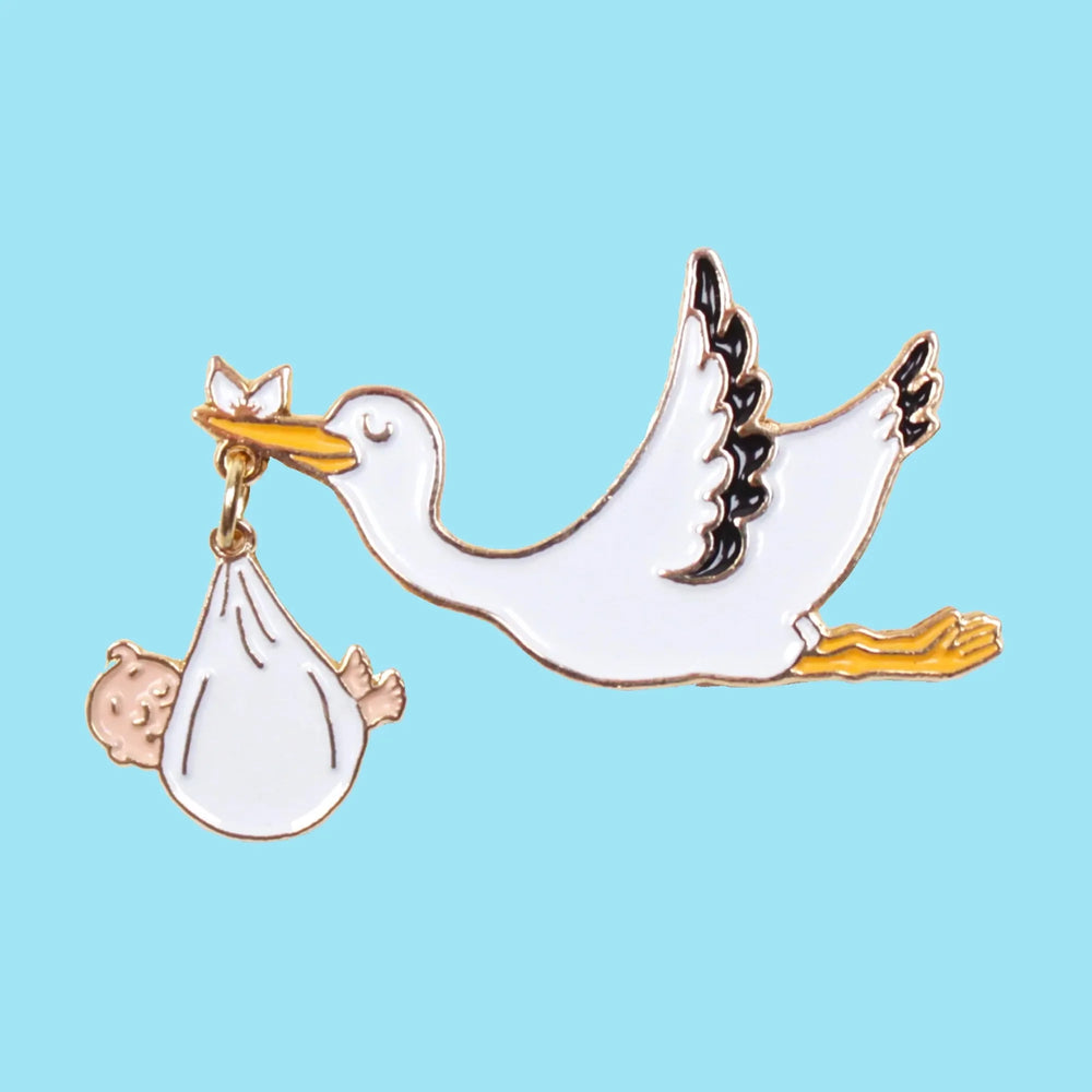 Coucou Suzette Broš Stork - broševi