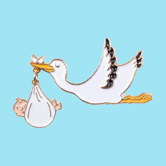 Coucou Suzette Broš Stork - broševi