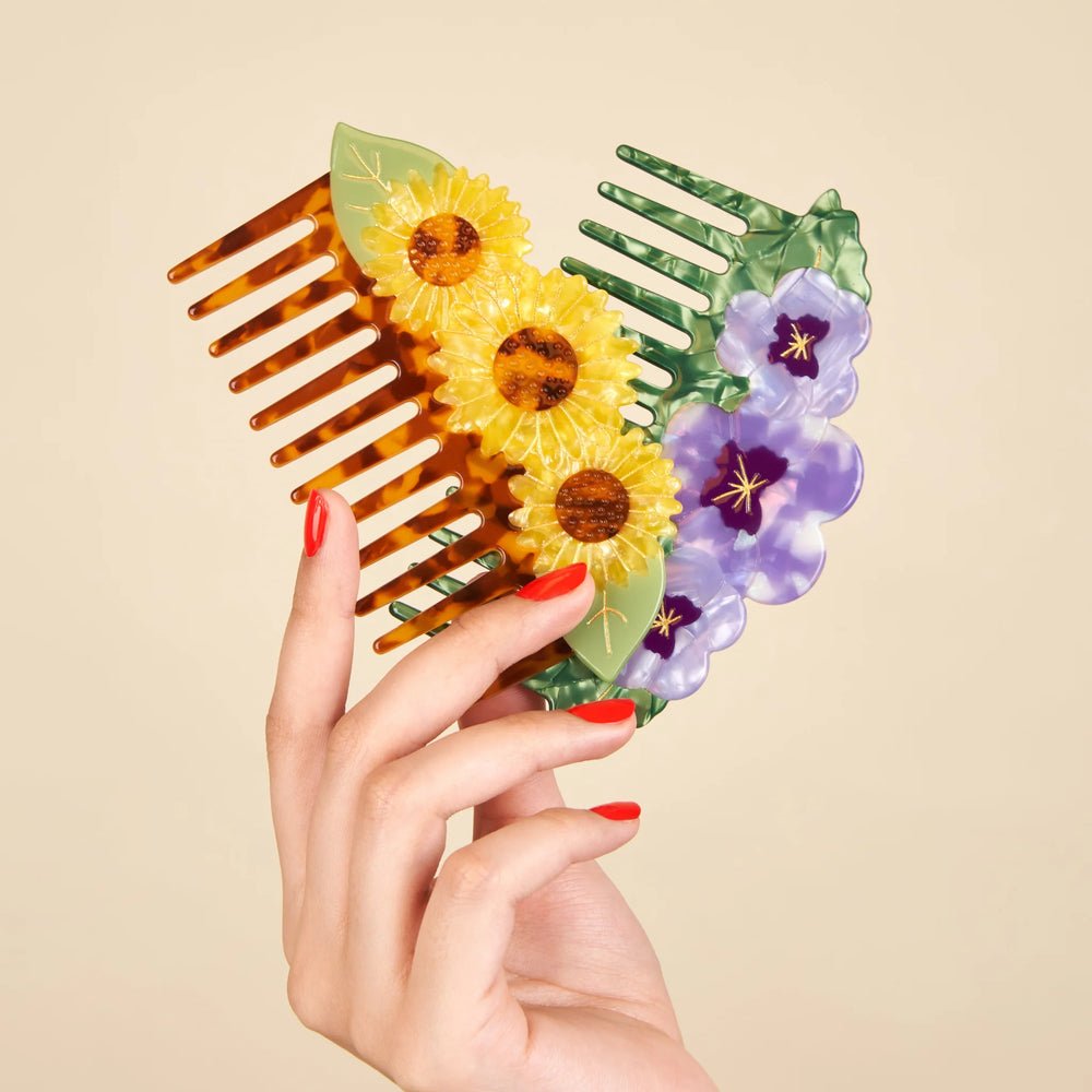 Coucou Suzette Sunflower češalj za kosu - dodatni prikaz