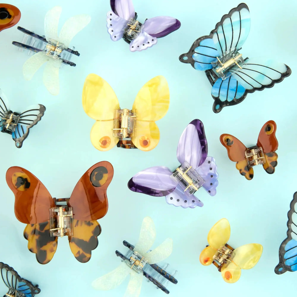 Kopča za kosu Purple Butterfly - dodaci za kosu - Coucou Suzette - prikaz 6