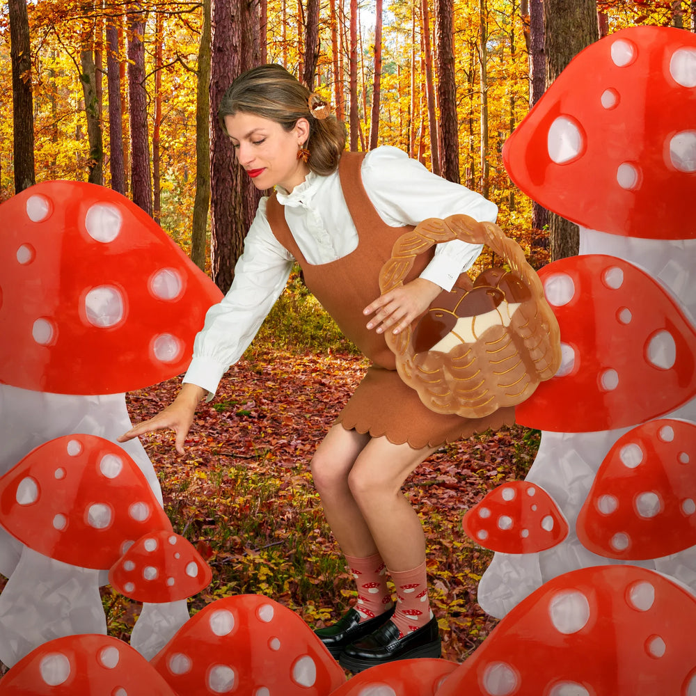 Coucou Suzette Mini kopča Mushroom | SHARENO - prikaz 8