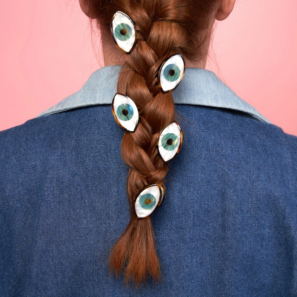 Coucou Suzette Mini kopča za kosu Blue Eye | SHARENO - prikaz 8