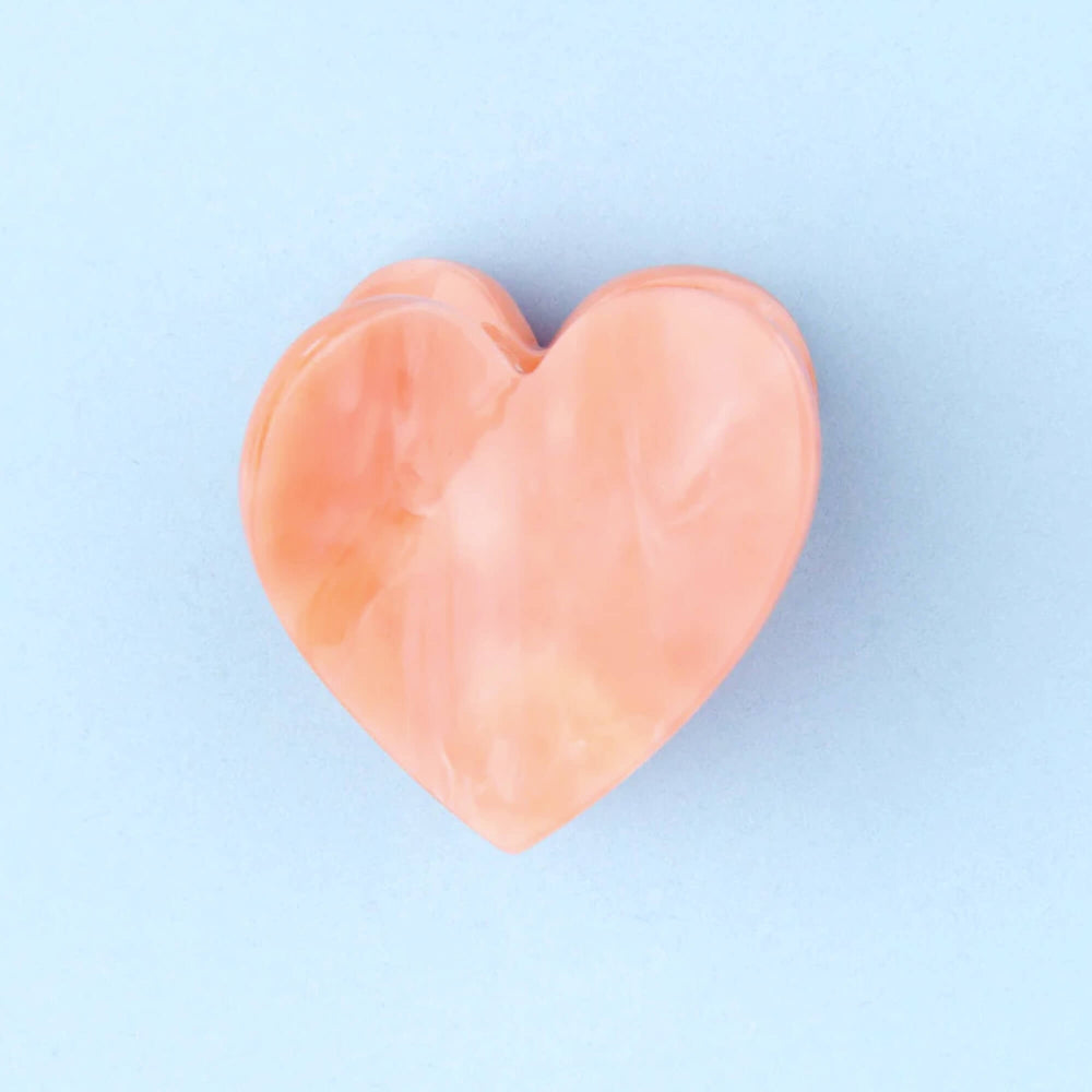 Coucou Suzette Mini kopča za kosu Pink Heart - dodaci za kosu