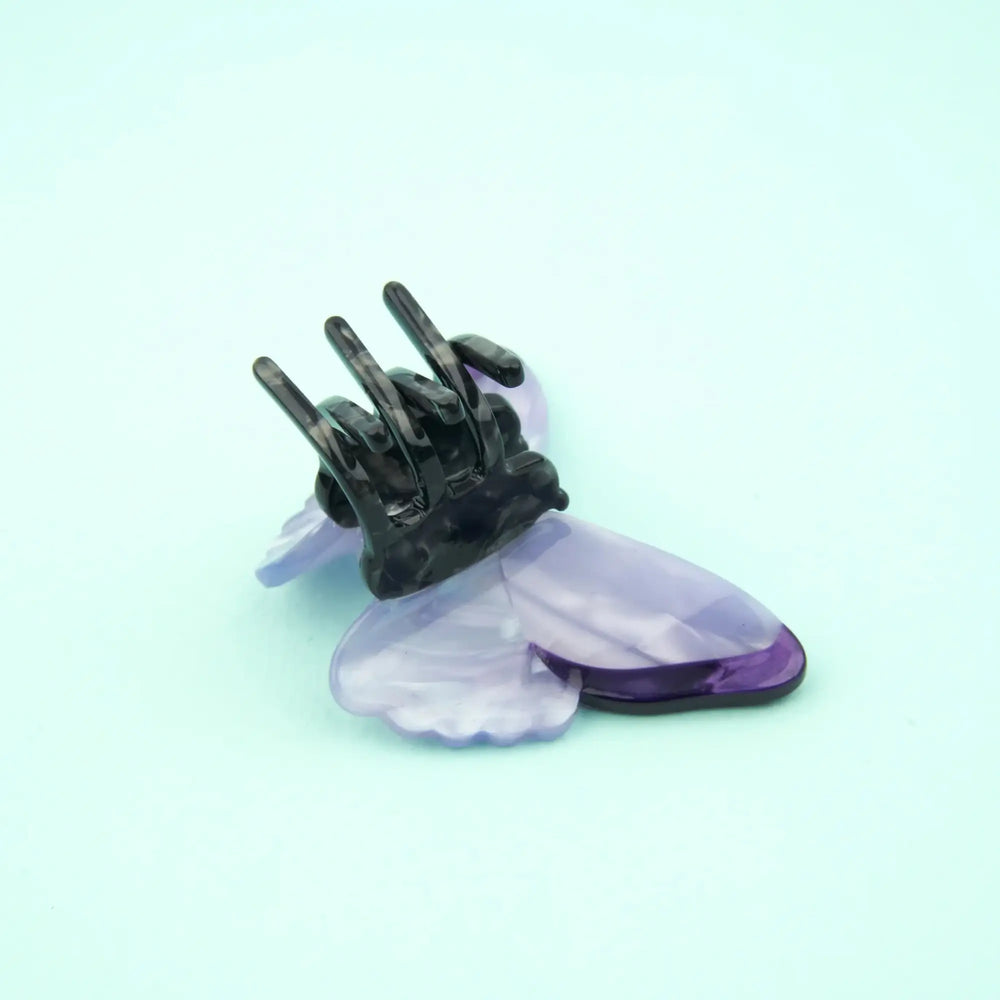 Mini kopča za kosu Purple Butterfly Coucou Suzette - dodatni prikaz