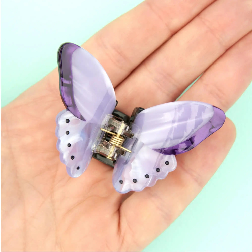 Coucou Suzette Mini kopča za kosu Purple Butterfly - dodaci za kosu