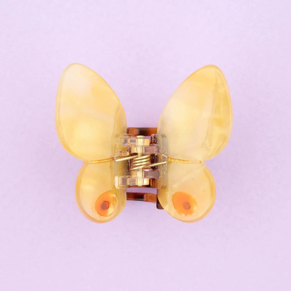 Mini kopča za kosu Yellow Butterfly - dodaci za kosu - Coucou Suzette - prikaz 6