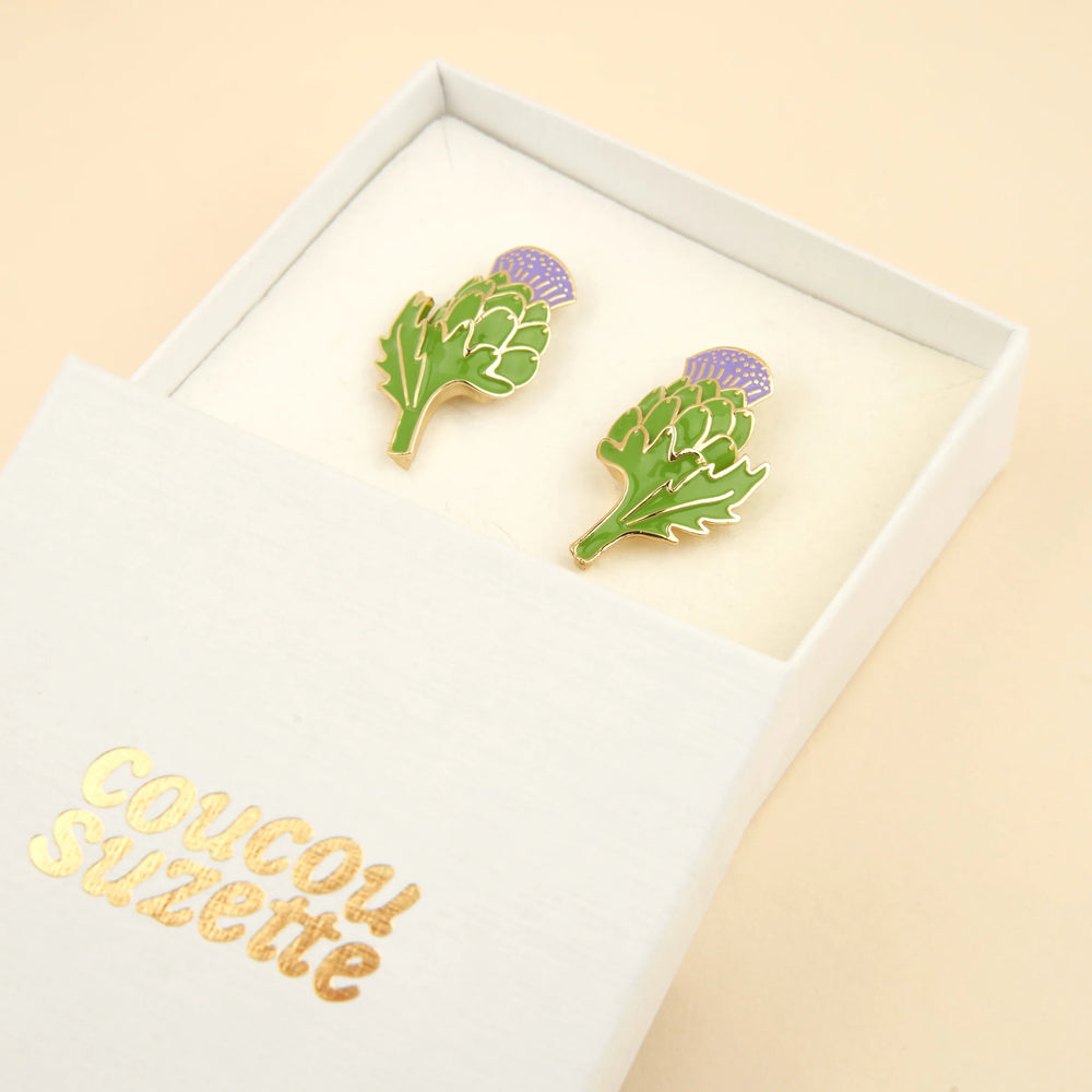 Coucou Suzette Naušnice Artichoke | SHARENO - prikaz 8