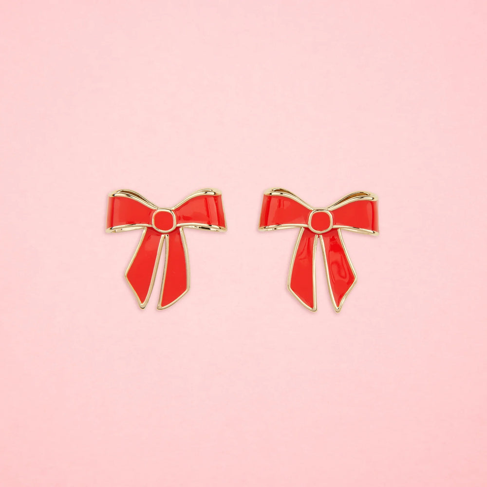 Coucou Suzette Naušnice Bow - nakit
