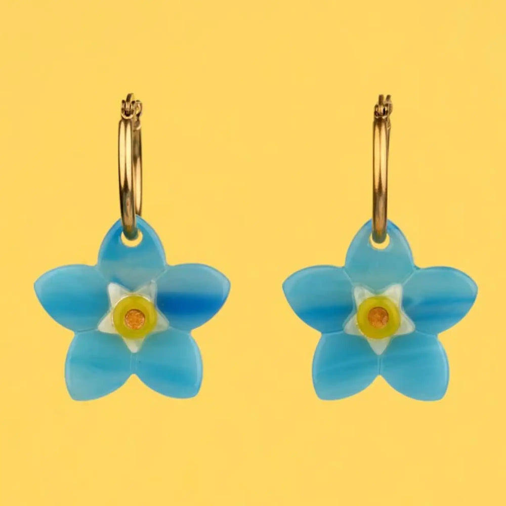 Coucou Suzette Naušnice Forget me not - nakit