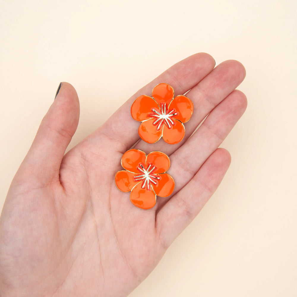 Coucou Suzette Nasturtium - cvjetne naušnice