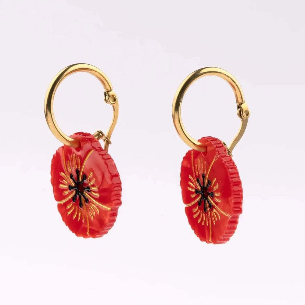 Coucou Suzette Naušnice Poppy | SHARENO