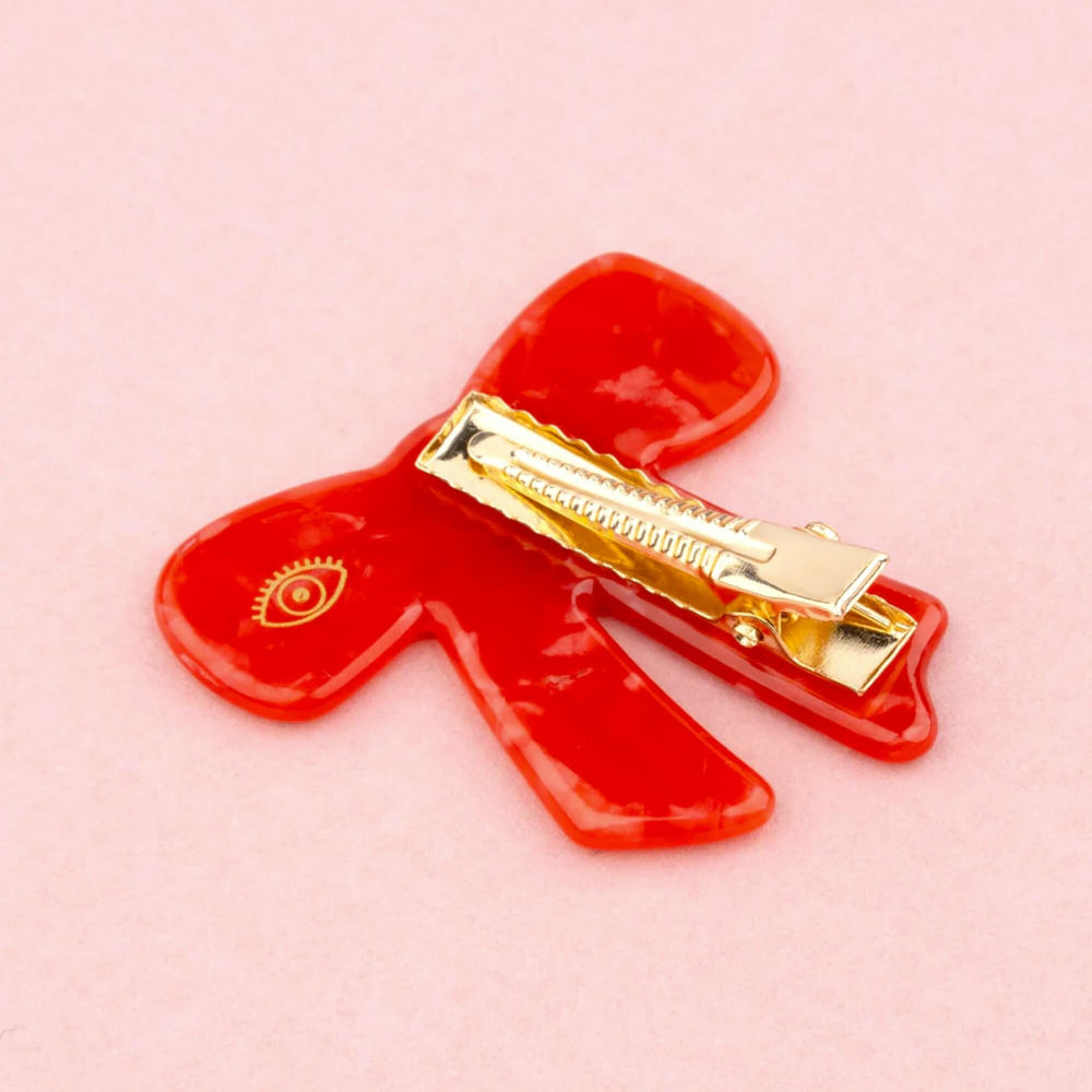 Coucou Suzette Španga za kosu Red Bow | SHARENO